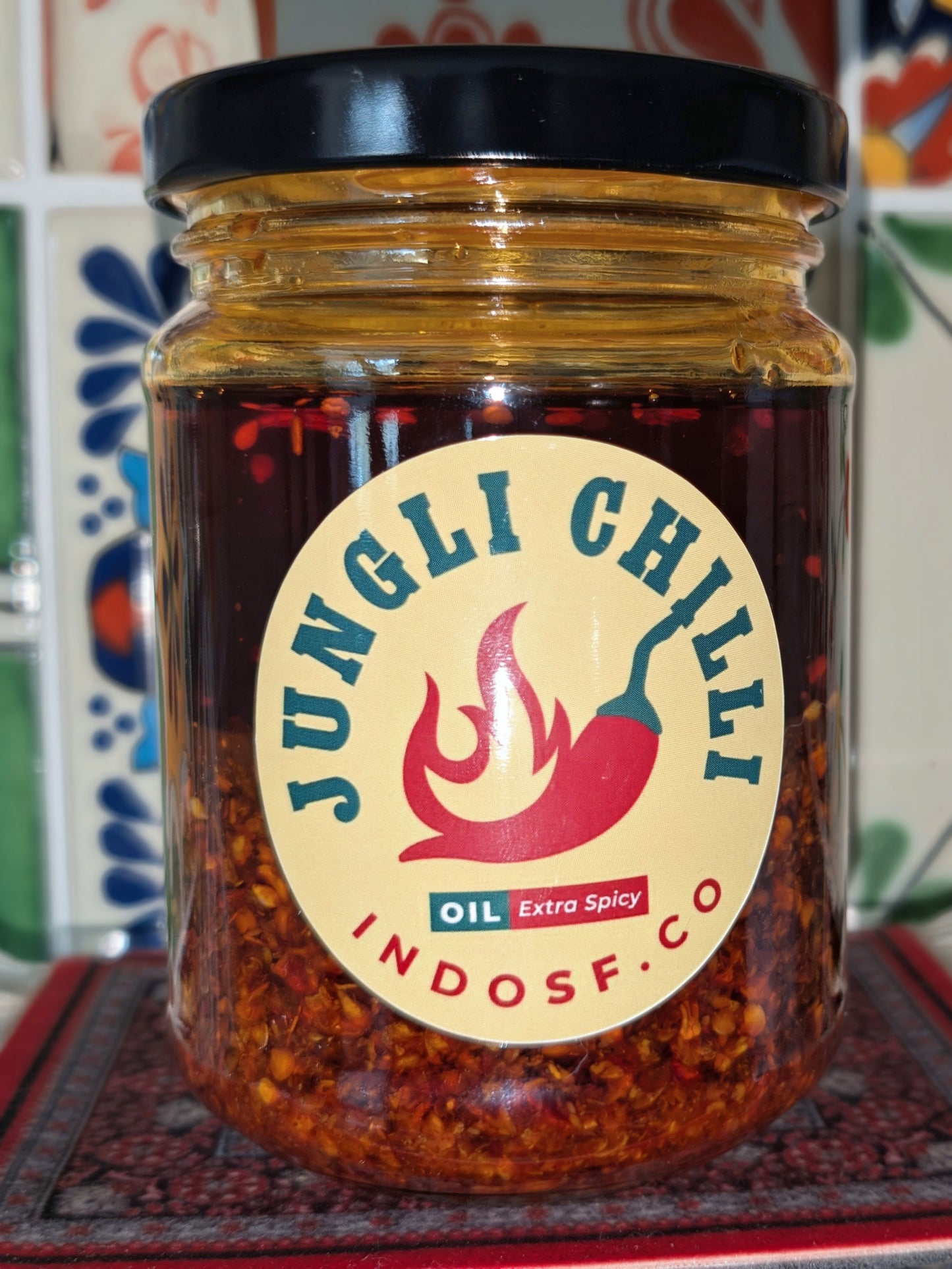 2. Jungli Chilli oil Extra spicy (250mls) 🌶️🌶️🌶️